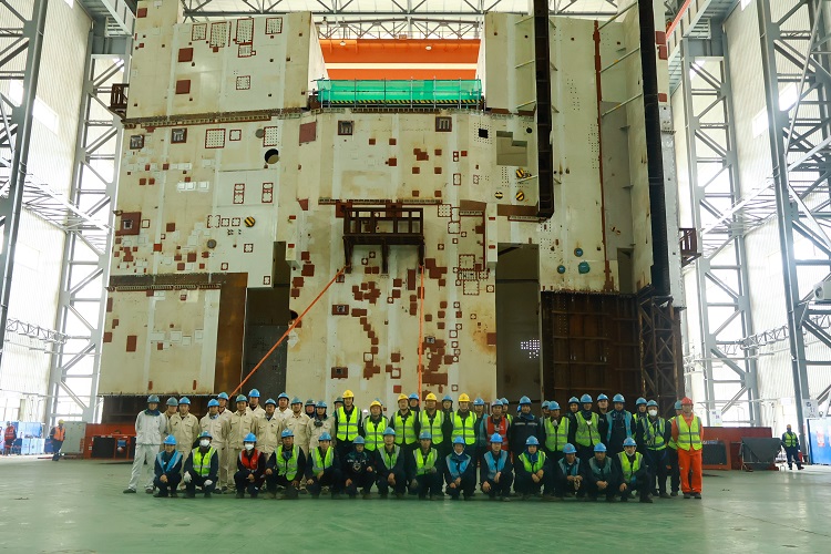 徐大堡核电站2CA01安装顺利完成