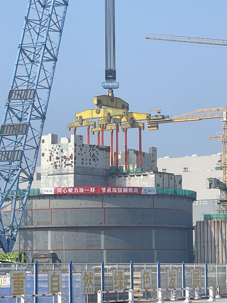 徐大堡核电站2CA01安装顺利完成